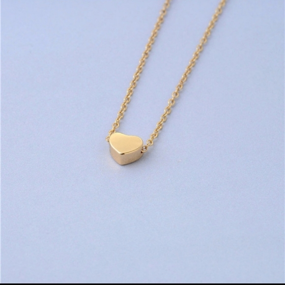 Silver heart pendant‎ necklace - Picture 2 of 3